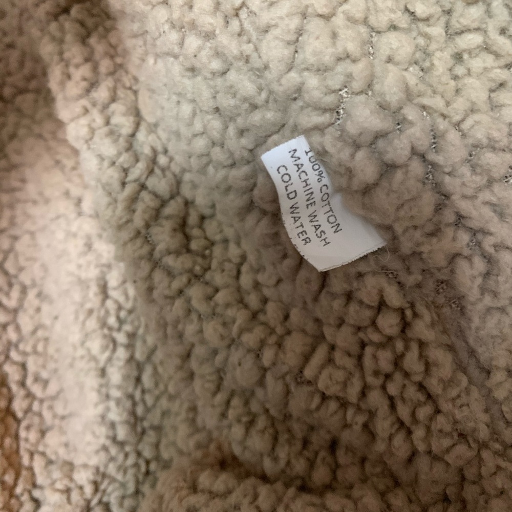 BRANDY MELVILLE Teddy lined green jacket - Picture 4 of 6